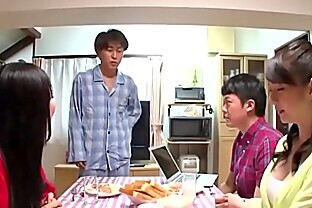 Asian Milf Stepmom Fucked By Stepson After Dinner-