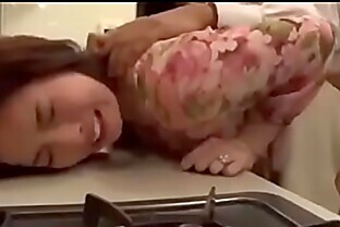 Japanese in Diaper doing Blindfold