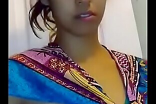 Indian Pierced nipples Cum on clothes