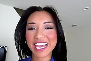 BANGBROS - Asian Teen Alina Li Takes A Big Mouthful From Brannon Rhoades