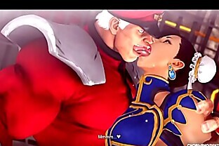 STREET FIGHTER / CHUN-LI (TRAINING OUTFIT) FUCKED BY  [SFM]