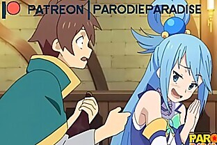 Aqua pays for her l. hentai