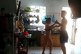 Wife Loves Dance With Neighbor Boy (BX Thể Dục NHảy Chacha Với Em Trai Hàng Xóm)