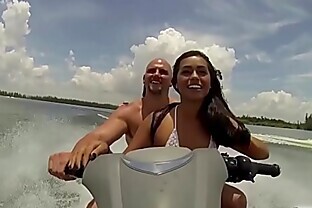 Teens Ride the Party Boat video starring Eva Saldana -