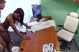 Ebony Pigtails doing Masturbation