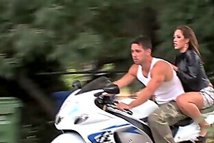 Capri Cavanni & The Biker