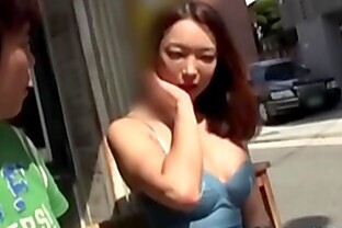 - Korean Lady in Blue Dress Picked Up