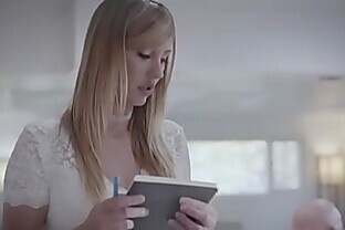 Busty secretary is harassed by her boss until she sucks him