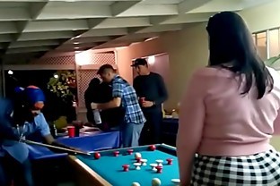 MASSIVE PAWG Playing Pool!