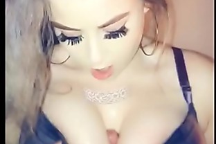 Amelia Skye tit fucks and sucks big cock on Snapchat