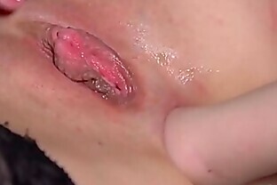 Peculiar lesbo lookers are stretching and fisting anal holes