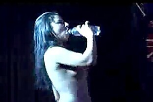 Scandal on stage lesbian strip