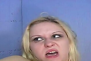 Ebony Hottie Milking Cocks in the Gloryhole 7