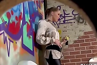 Sexy panties overspread in slime