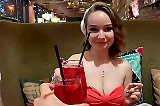 Juicy Stranger Sucks Big Dick in Restaurant Toilet during the First Hour of Dating
