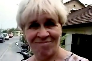 ernestina hairy granny fucking in both holes with facial