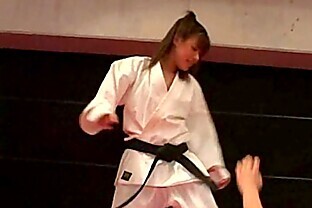 Mistress made her slave weaker as she him in a match