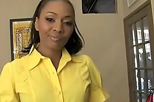 Ebony Gang bang and CUM FEEDING 1