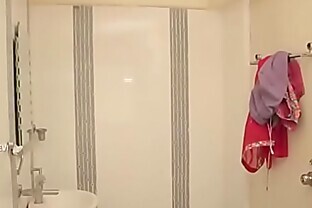 Hema naidu aunty sexy strip tease and bath