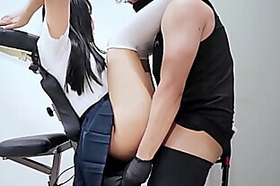 Cute asian girl meet the Hardcore Perv Ninja