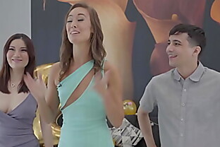 JERKAOKE – Cute Asian Teen Competes For Big Dick