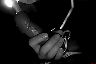 Erotic blowjob with biting of the foreskin. Depraved wife enjoys lover cock