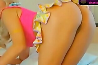 blonde asian camgirl fun w dildo