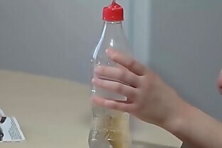 Hot Young Babe Fucks Ass Bottle