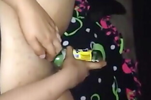 Hot Frozen Bottle Masturbation