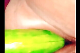 Desibhabhi sex village wife Fucking with cucumber