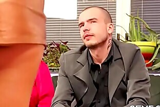 Mind blowing sweethearts get properly fucked while fully dressed