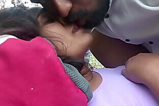 Indian Couple Outdoor Blowjob and Sex With Cum On Face