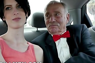 BLUE PILL MEN - Dirty Old Men Stick Their Dirty Old Dicks In Alex Harper's Ass