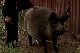 Black Teen with Plug at farm