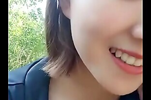 Chinese Twitter Girl Outdoor Sex 2