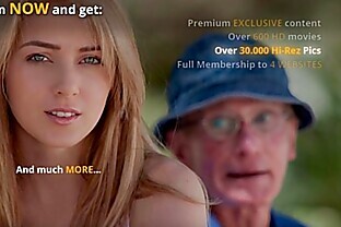 Tourists grandpas fucks American chick in a pub