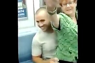 Horny Granny on the Subway - More at