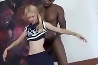 Big ass Blonde Handjob at Stage