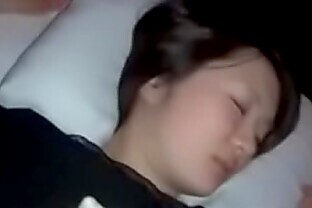 Cumming inside of my Japanese girlfriend  while she sleeps