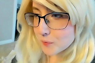Big Clit Zoom Webcam Recording Of Sexy Blonde Amateur Happylilcamgirl