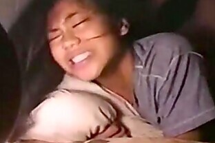 young asain teen does heir first anal