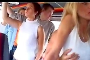 Blonde Jane Darling gropped on a bus
