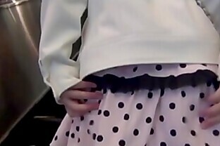 Asian babe filmed upskirt 10 min