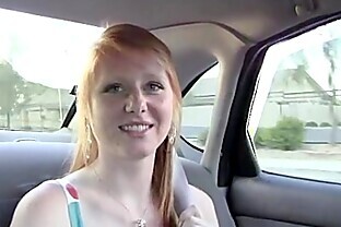 ShesNew Phat Ass freckled redhead teen Cleo fucked