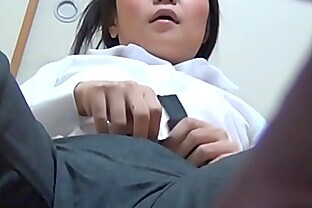 Spied on asian rubbing 10 min