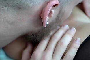 Loud orgasm from pussy licking and beautiful creampie @andregotbars