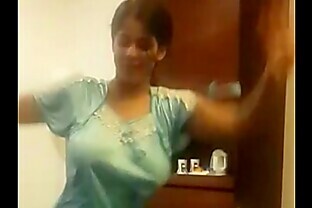 Indian Wife Dancing in hotel room 51 sec