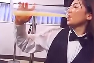 Cute Teen Bukkake And Full Glass Of Cum Swallowing