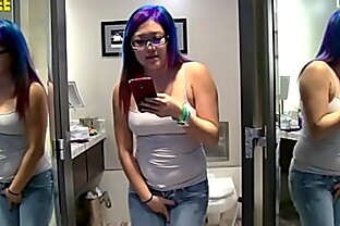 Hot girls need to pee wetting their tight jeans spandex 2018