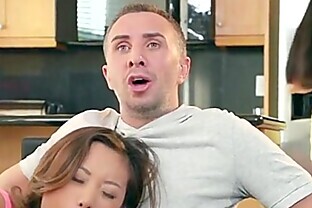 Keiran Lee, Alina Li in -Asian Teen In Short Jeans Sucks Cock Insanely